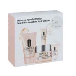 CLINIQUE 4 PIECE HAVE-TO-HAVE HYDRATION SET NWT